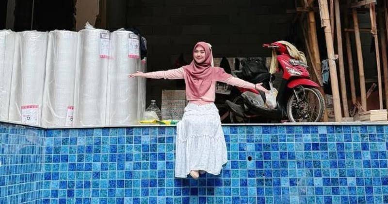 Ria Ricis Bikin Kolam Renang 5 Meter, Warganet Khawatirkan Moana
